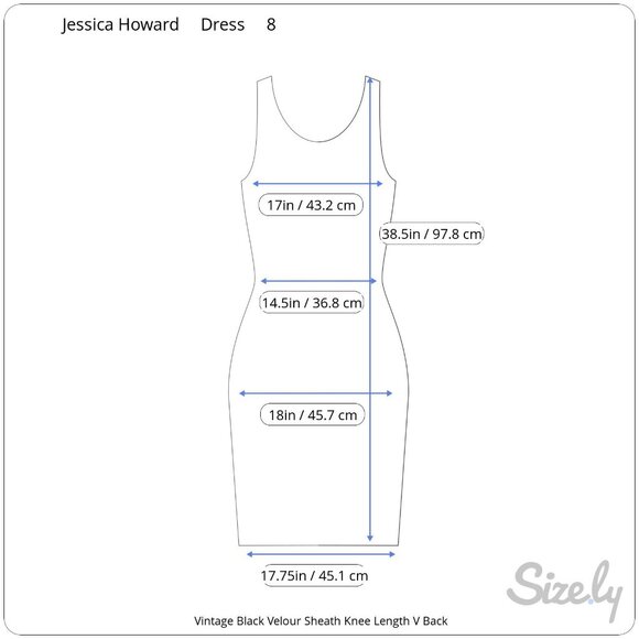 VTG Jessica Howard By Mitchell Rodbell Dress Womens 8 Black Velour Sheath LBD - Picture 11 of 11